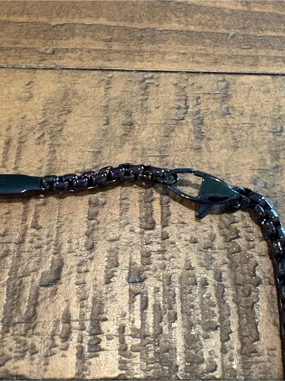 Kay Jewelers Black and Silver Men's Chain Necklace